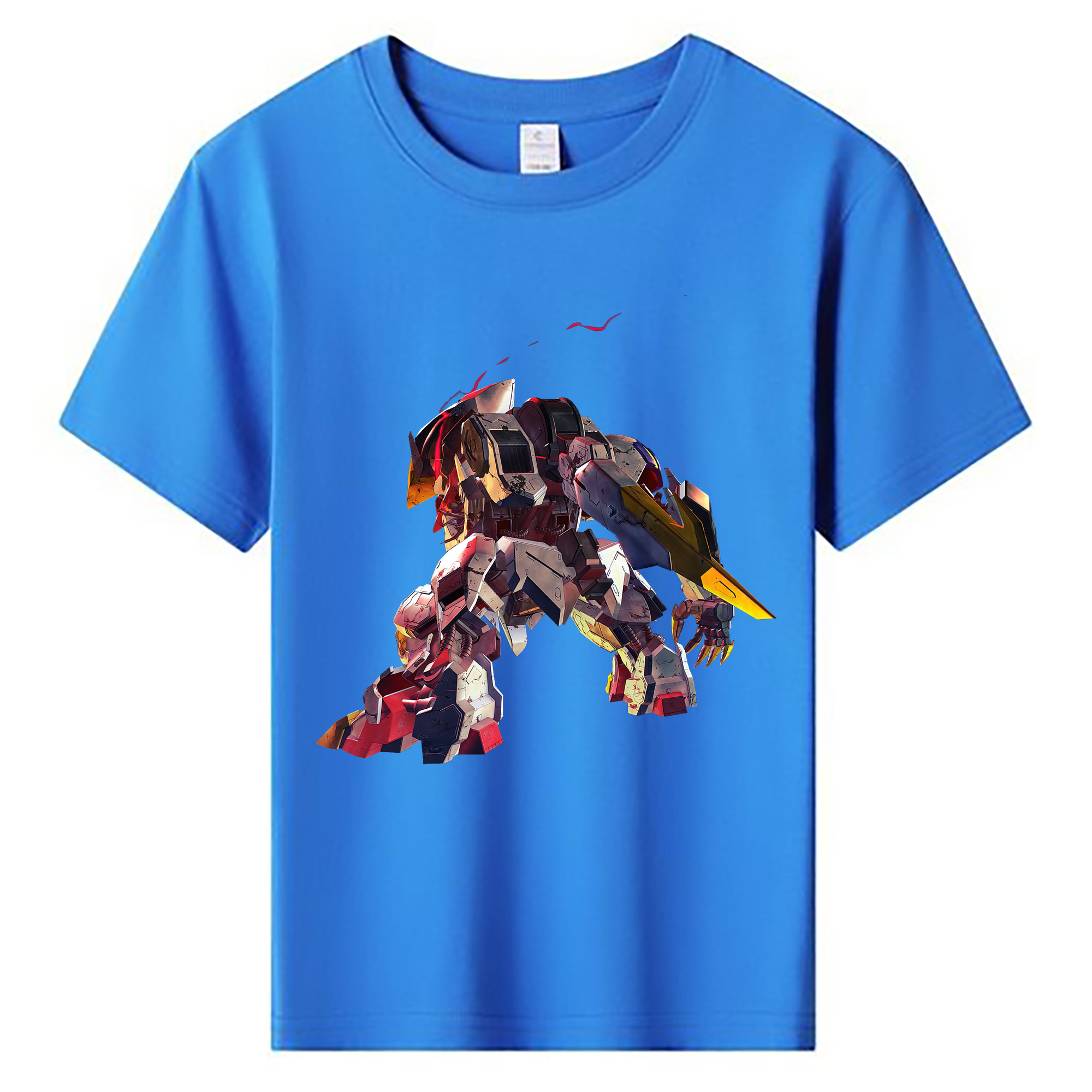 （画像用） 機動戦士ガンダム Mobile Suit Gundam 綿100％キッズTシャツ（フロントプリント）